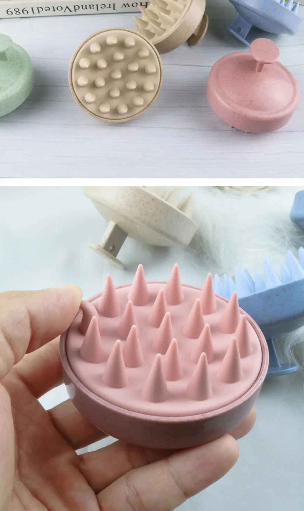 BROSSE SHAMPOING EN SILICONE ✨