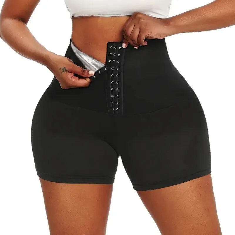 Short de Sudation Sauna Femme – Effet Gainant & Silhouette Sculptée