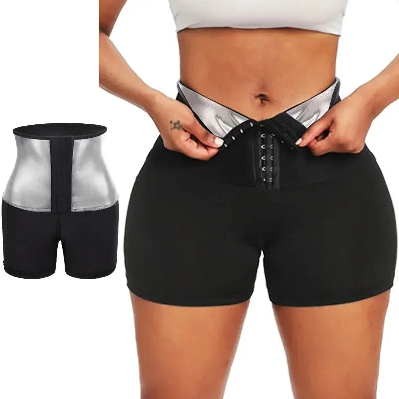 Short de Sudation Sauna Femme – Effet Gainant & Silhouette Sculptée